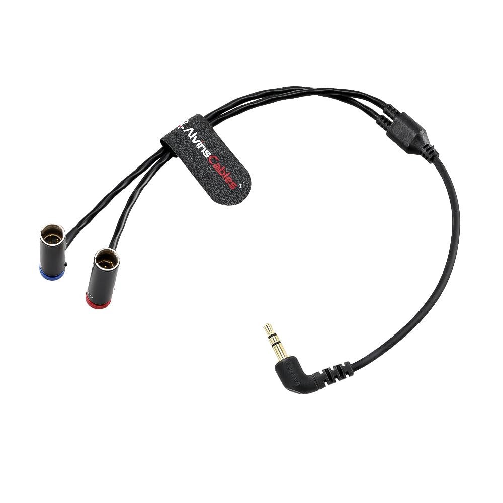 3.5mm TRS to Dual TA3M Y Split - Audio Splitter Y recension och pris