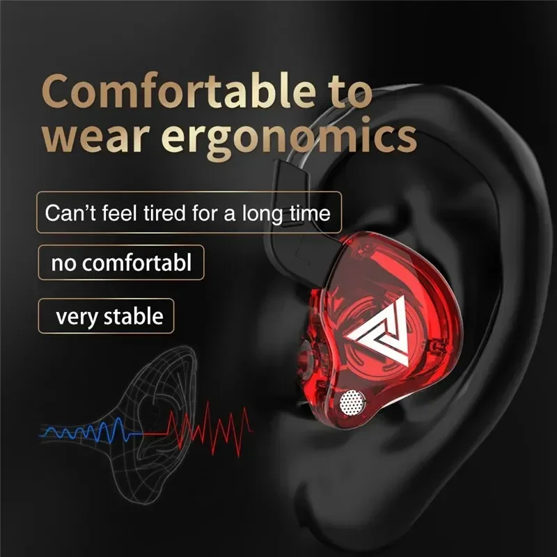 Original QKZ AK6 Copper Driver - Audiophile Headphone Wired recension och pris