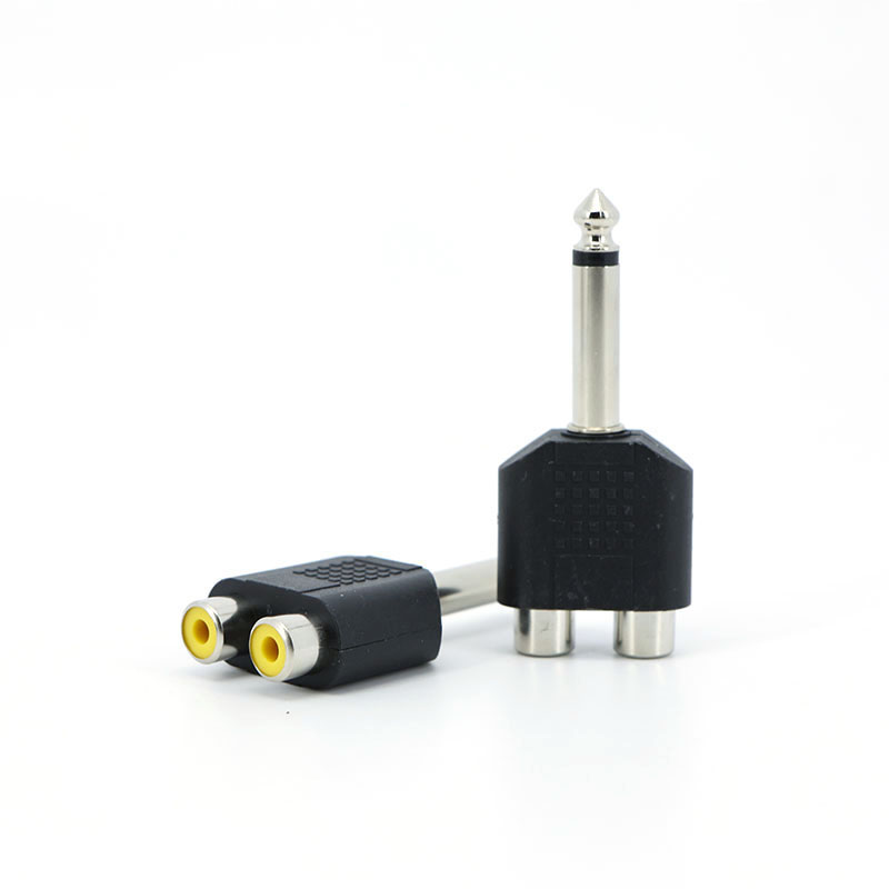 6.35mm 6.5 Audio Mono Stereo 1 - Audio Splitter Y recension och pris