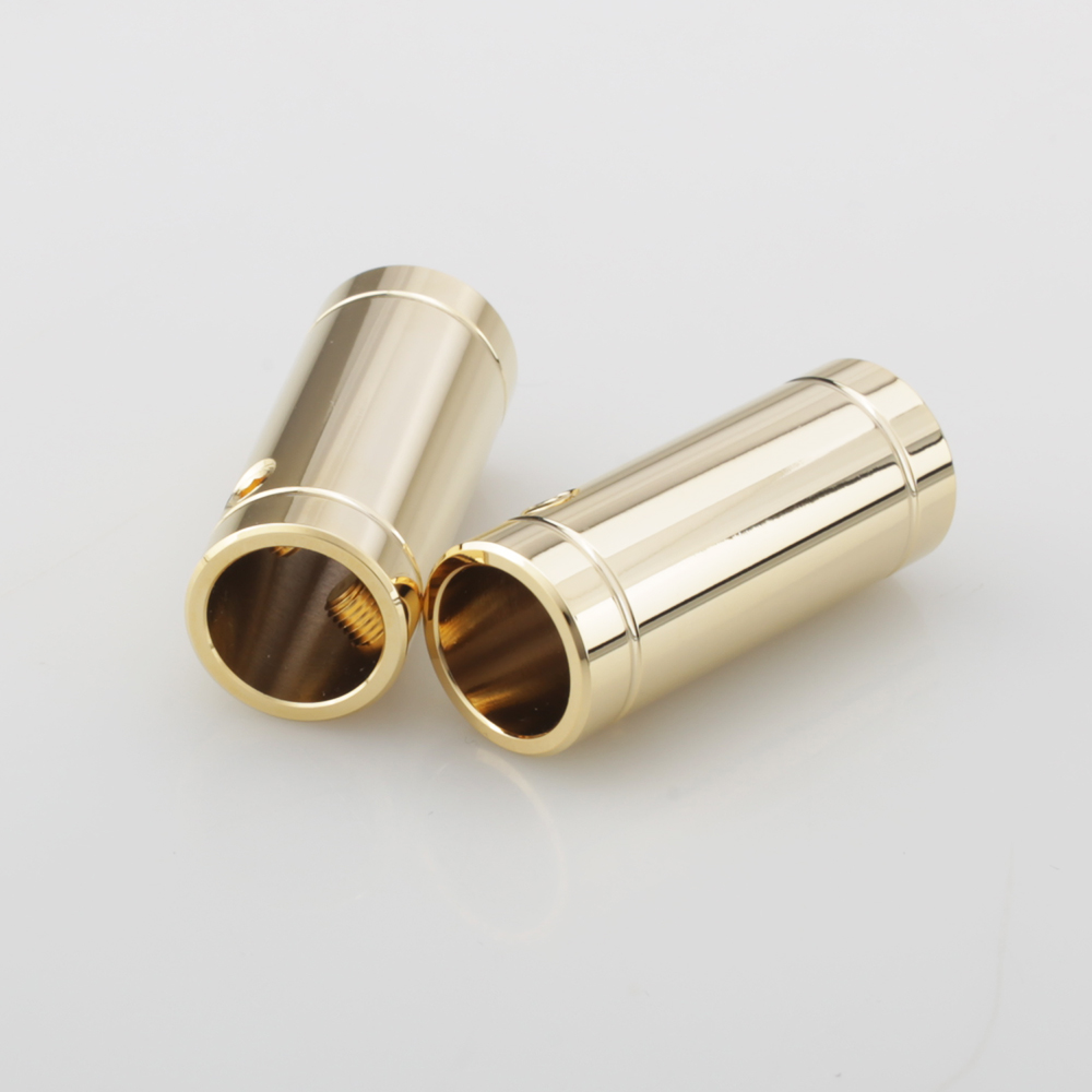 4 pcs Chrome/Gold Plated Speak - Audio Splitter Y recension och pris
